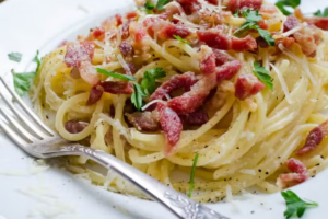 Espaguete a Carbonara Espetacular